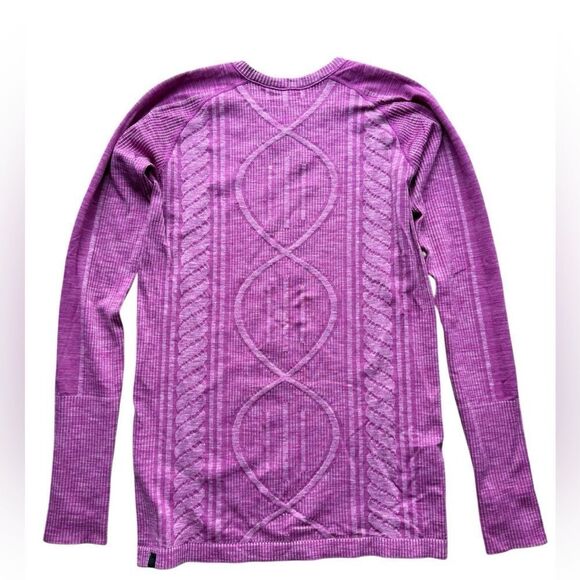 Lululemon Rest Less Pullover Heathered Ultra Violet Size 10 - Picture 6 of 9